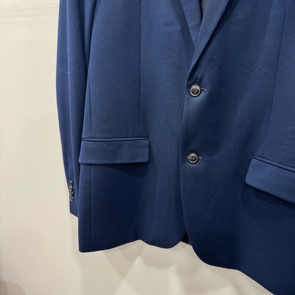 Ben Sherman Two Button Navy Blue Blazer Jacket Sports Coat 42R - Picture 2 of 7